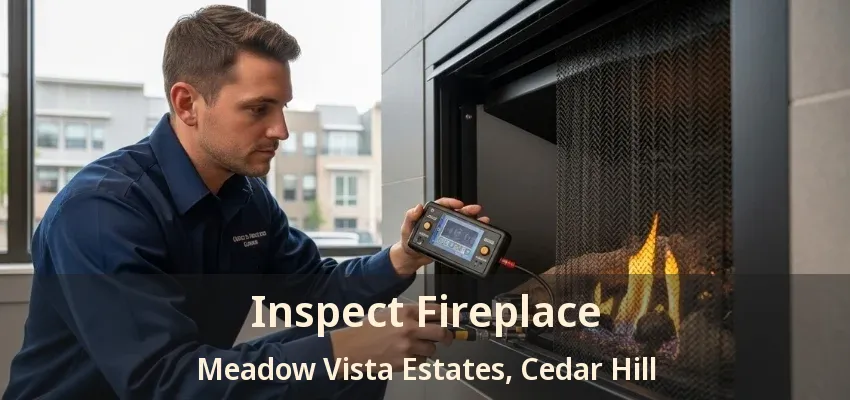 Inspect Fireplace Meadow Vista Estates, Cedar Hill - TX