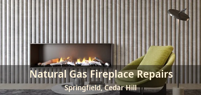 Natural Gas Fireplace Repairs Springfield, Cedar Hill - TX