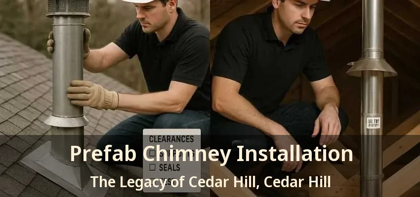Prefab Chimney Installation The Legacy of Cedar Hill, Cedar Hill - TX