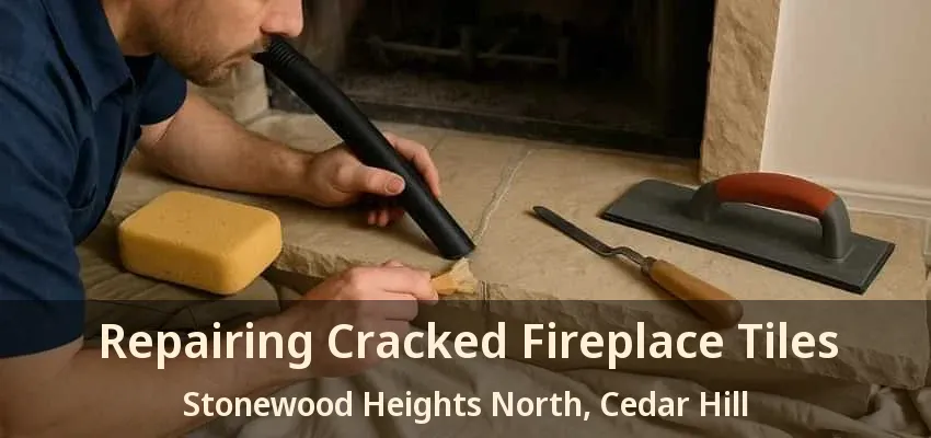 Repairing Cracked Fireplace Tiles Stonewood Heights North, Cedar Hill - TX