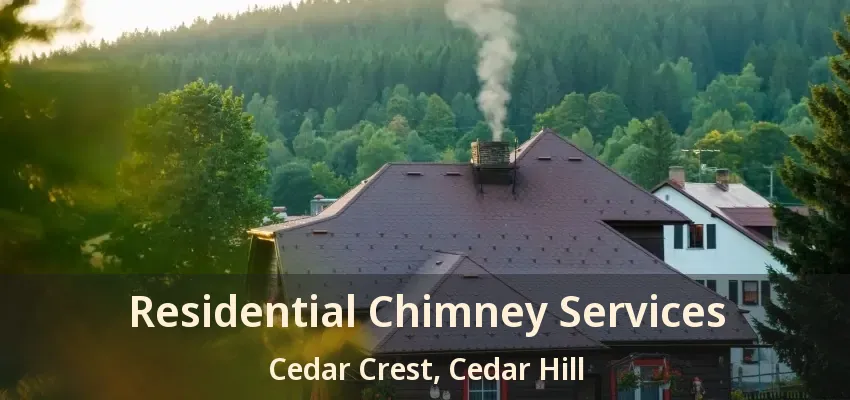 Residential Chimney Services Cedar Crest, Cedar Hill - TX