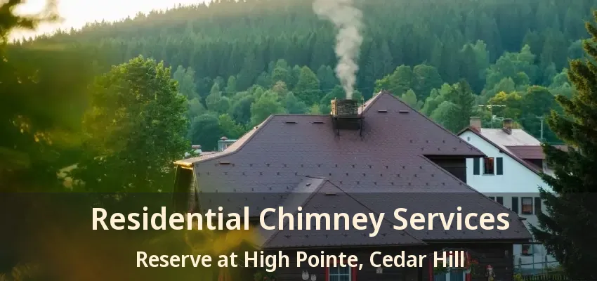 Residential Chimney Services Reserve at High Pointe, Cedar Hill - TX