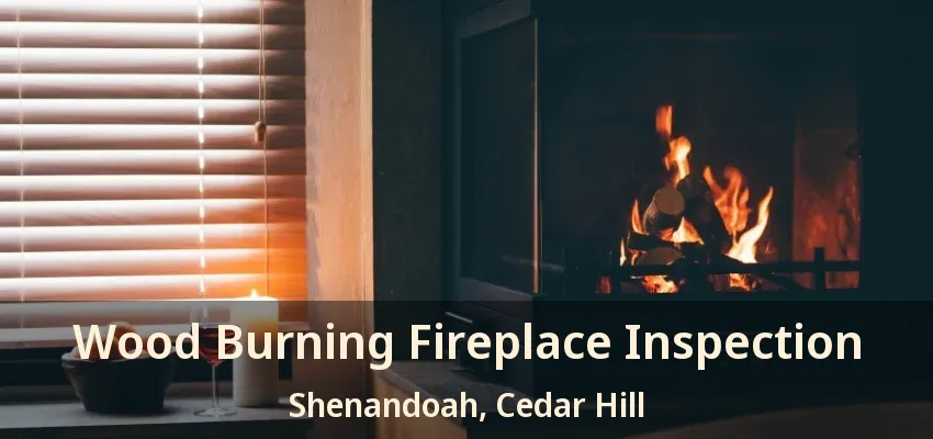 Wood Burning Fireplace Inspection Shenandoah, Cedar Hill - TX