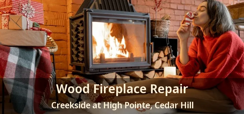 Wood Fireplace Repair Creekside at High Pointe, Cedar Hill - TX